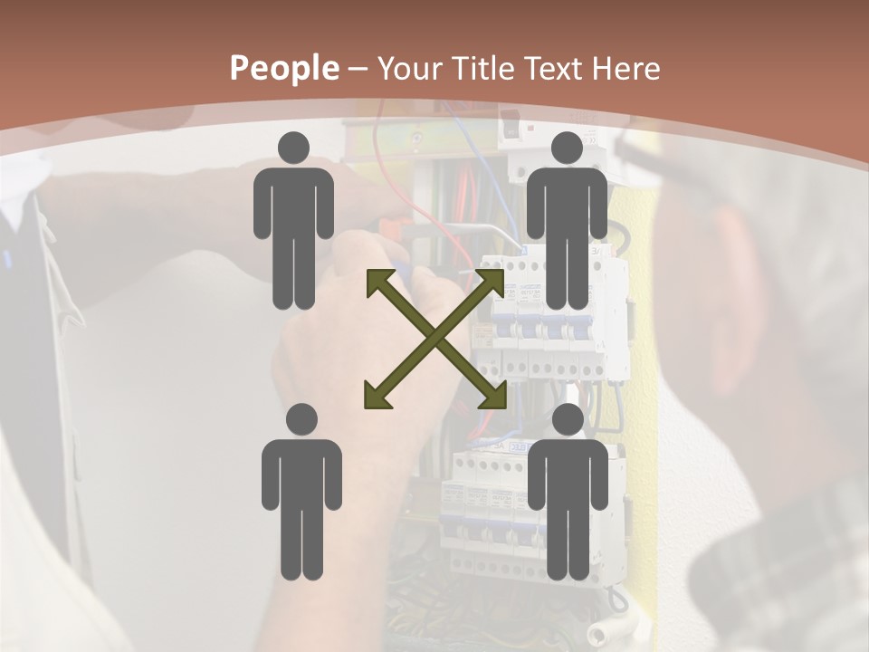 Electricity Professional Profile PowerPoint Template