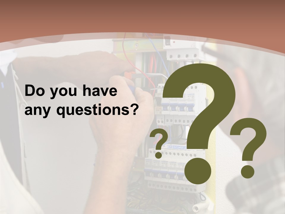 Electricity Professional Profile PowerPoint Template