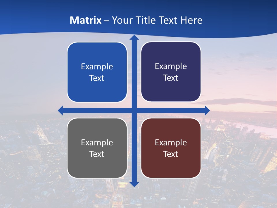 Nyc Newyork Cityscape PowerPoint Template