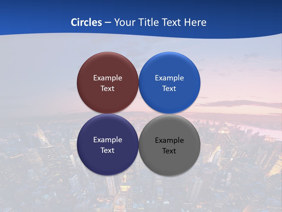 Nyc Newyork Cityscape PowerPoint Template