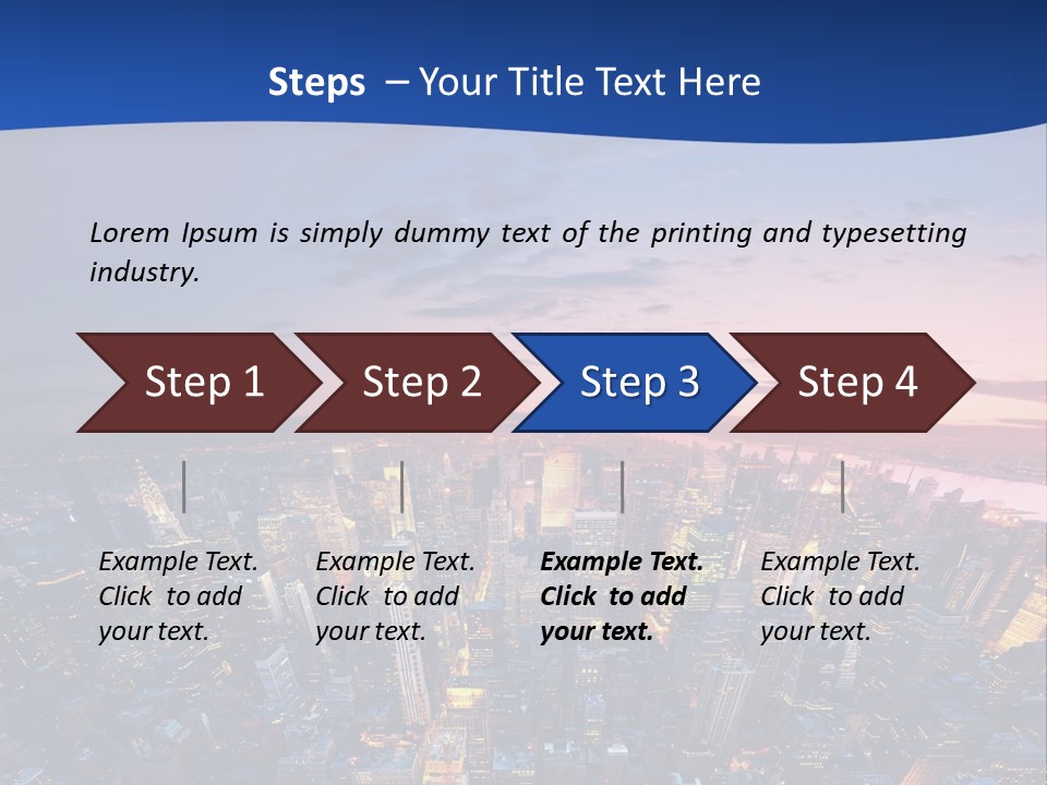 Nyc Newyork Cityscape PowerPoint Template