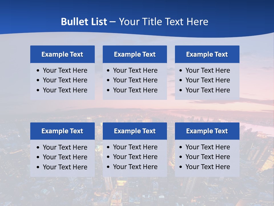 Nyc Newyork Cityscape PowerPoint Template
