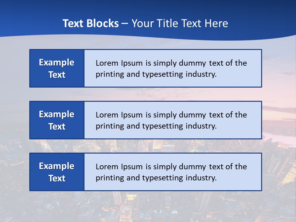 Nyc Newyork Cityscape PowerPoint Template