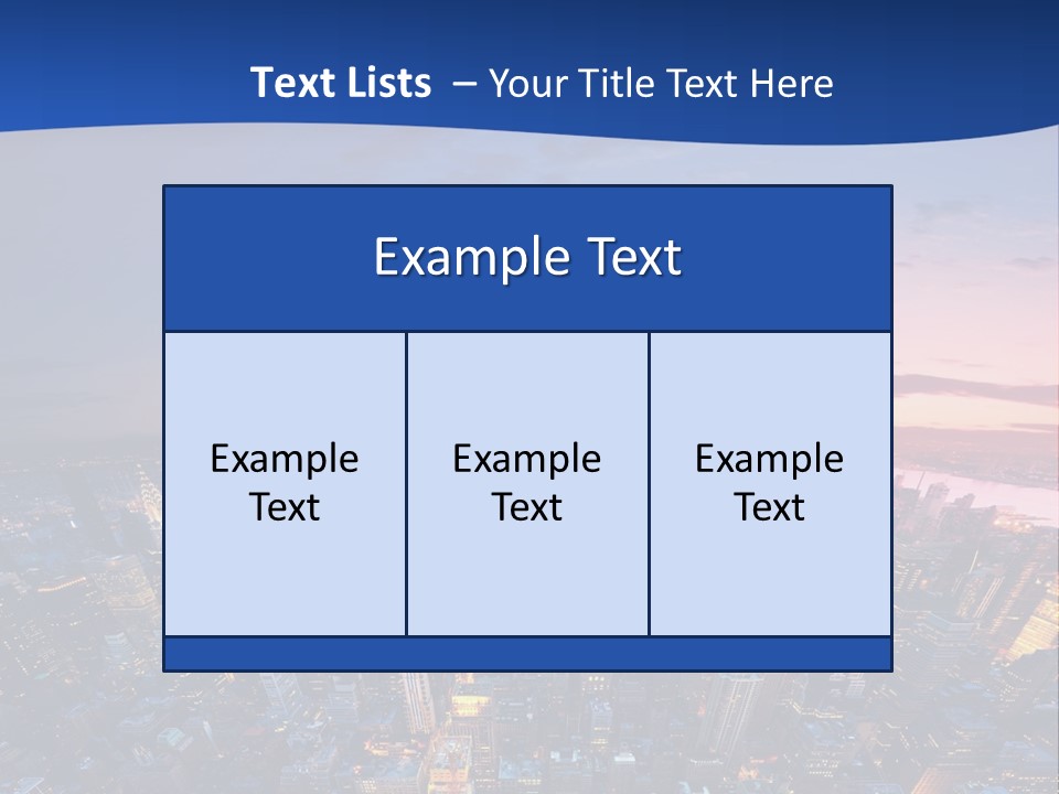 Nyc Newyork Cityscape PowerPoint Template