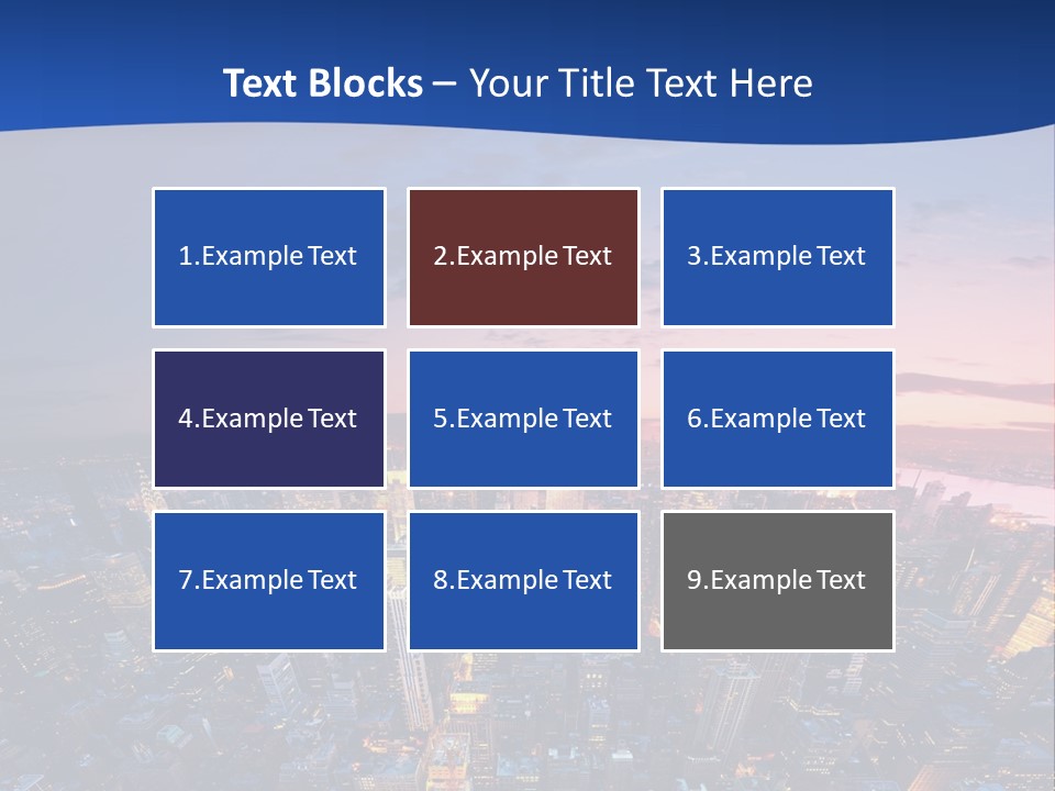 Nyc Newyork Cityscape PowerPoint Template