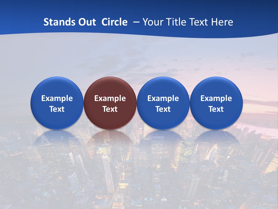 Nyc Newyork Cityscape PowerPoint Template