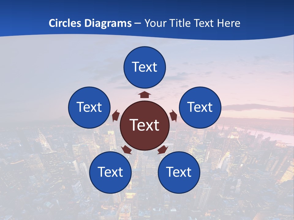 Nyc Newyork Cityscape PowerPoint Template