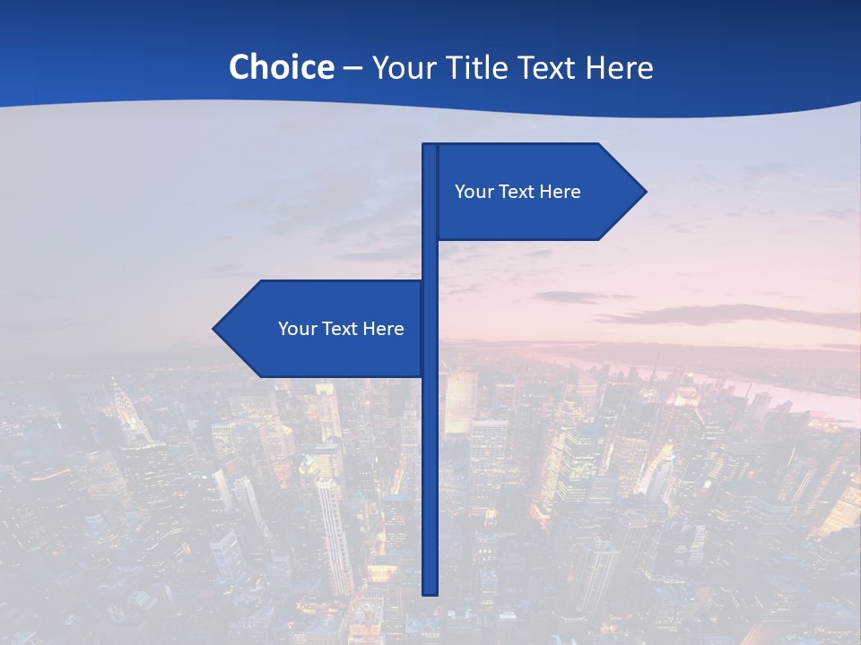 Nyc Newyork Cityscape PowerPoint Template