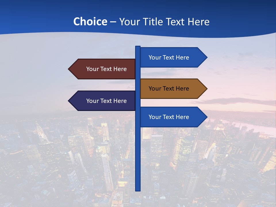 Nyc Newyork Cityscape PowerPoint Template