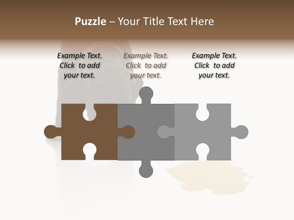 Isolated Potty Pet PowerPoint Template