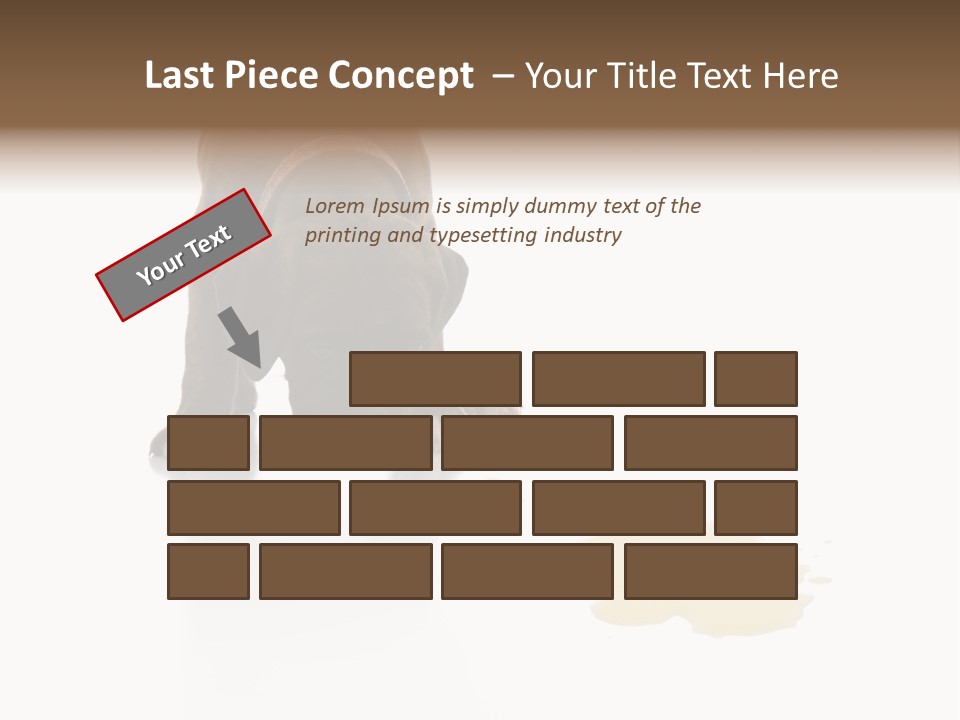 Isolated Potty Pet PowerPoint Template