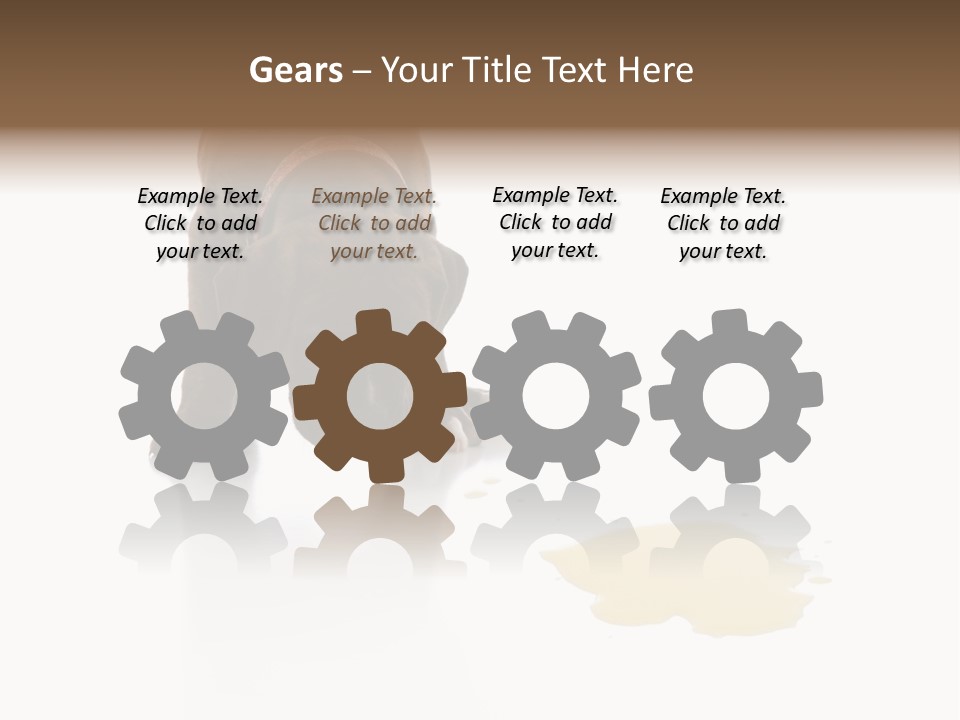 Isolated Potty Pet PowerPoint Template