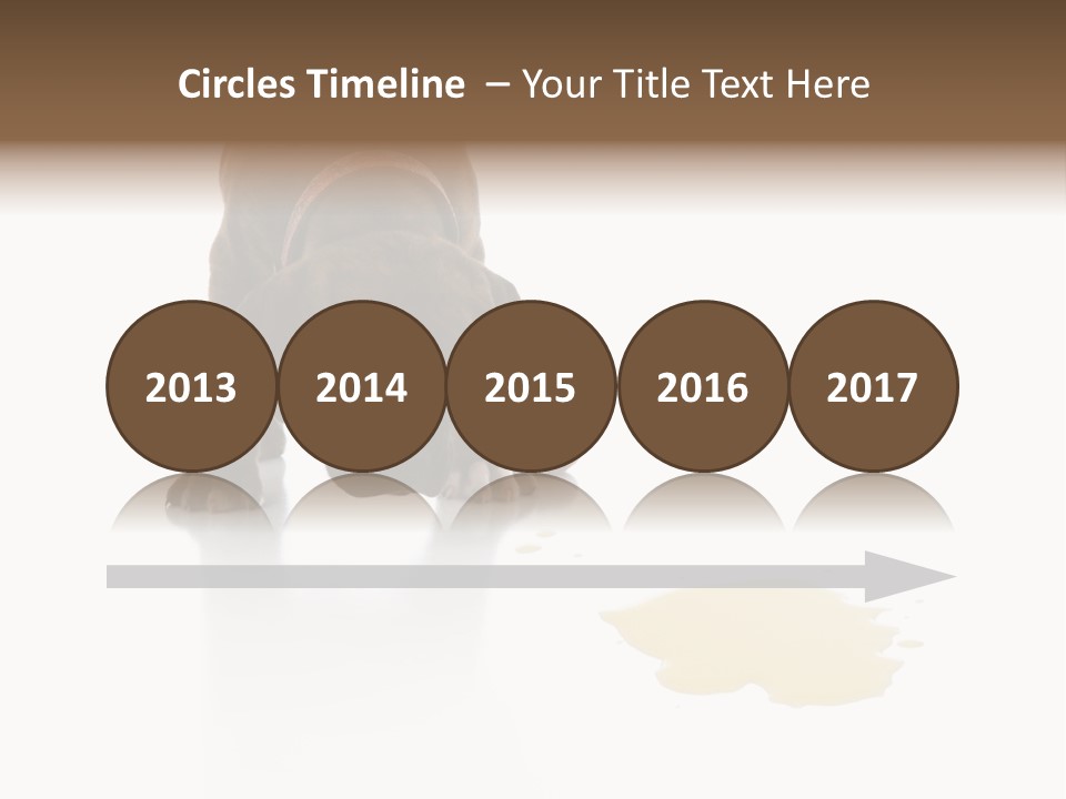 Isolated Potty Pet PowerPoint Template