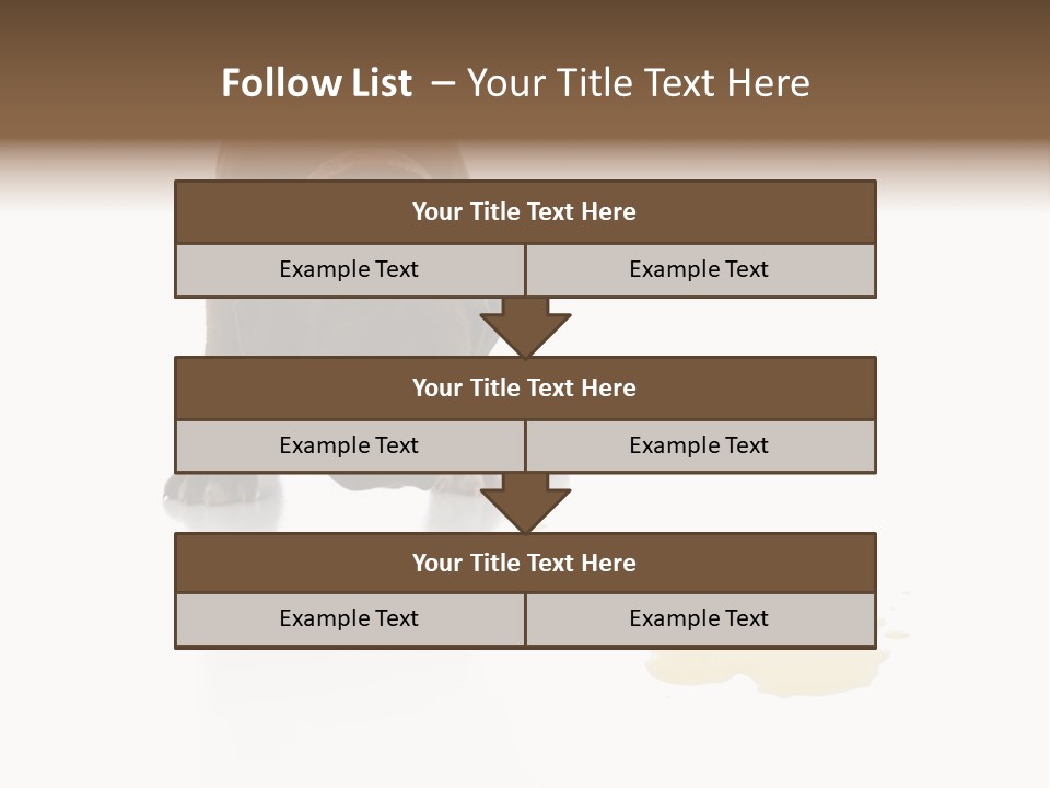 Isolated Potty Pet PowerPoint Template