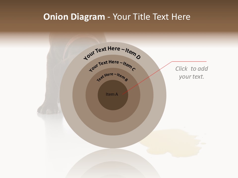 Isolated Potty Pet PowerPoint Template