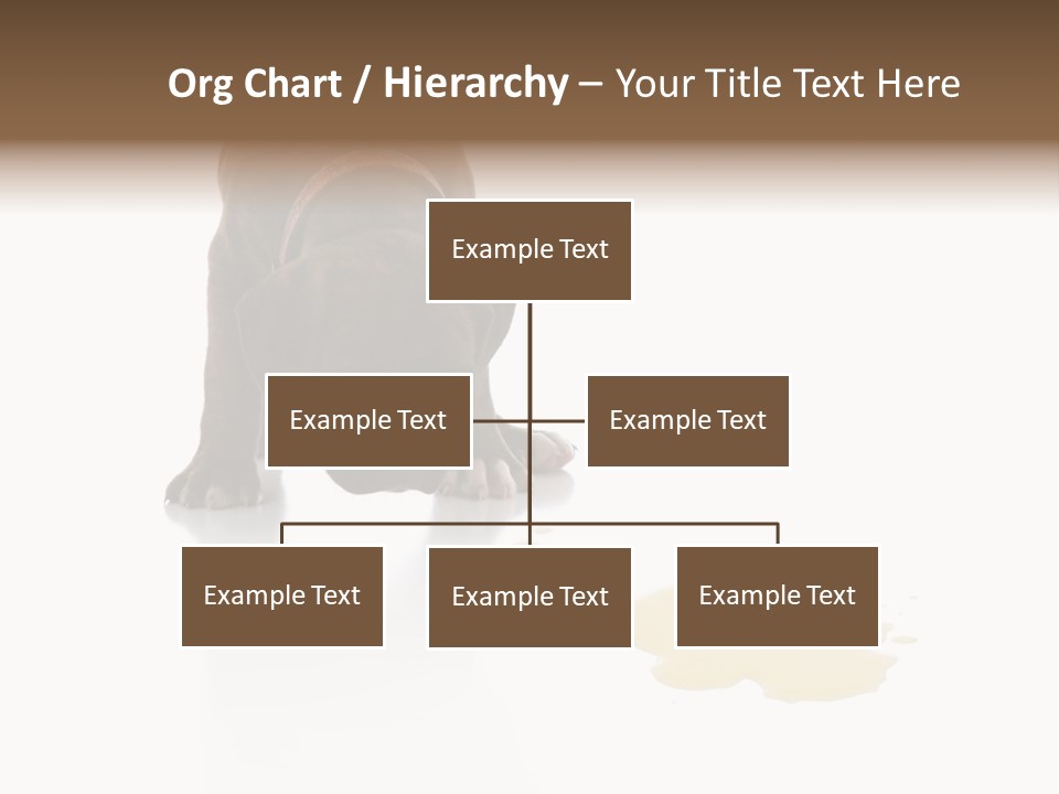 Isolated Potty Pet PowerPoint Template