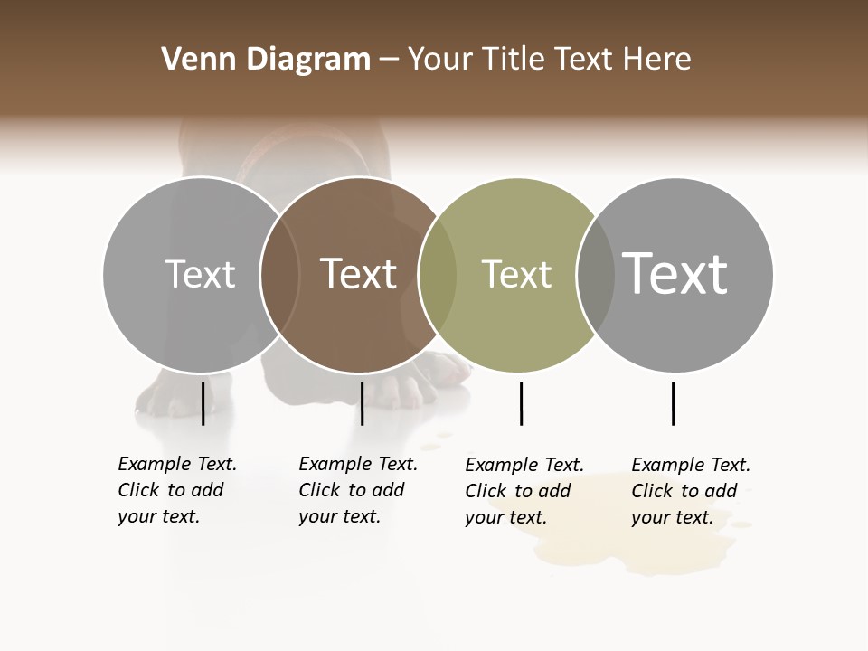 Isolated Potty Pet PowerPoint Template