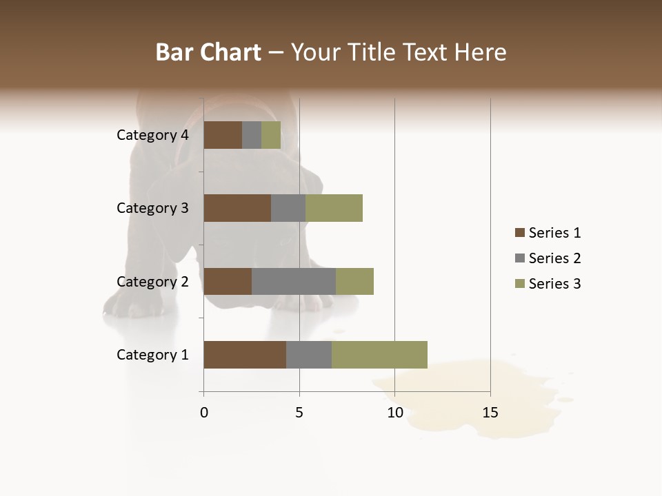 Isolated Potty Pet PowerPoint Template
