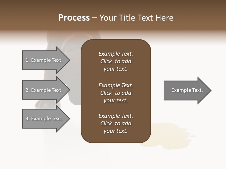 Isolated Potty Pet PowerPoint Template