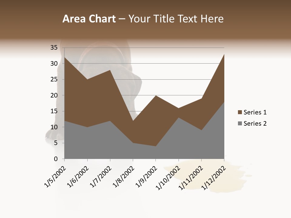 Isolated Potty Pet PowerPoint Template