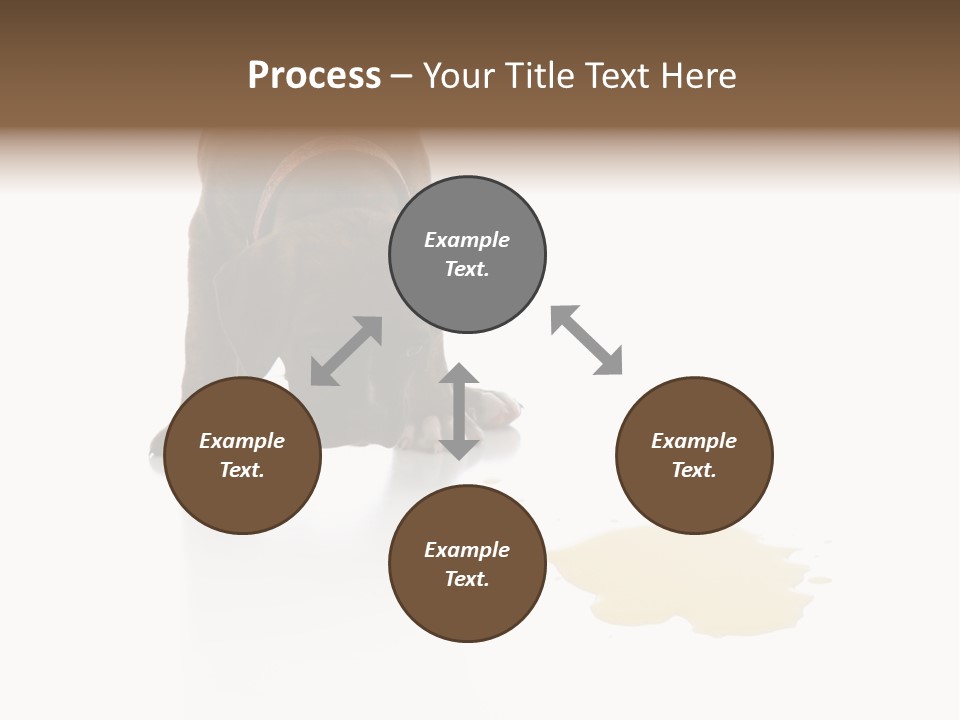 Isolated Potty Pet PowerPoint Template