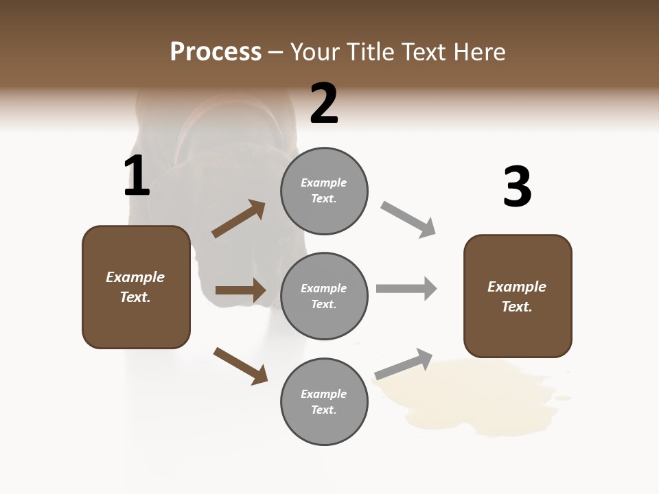 Isolated Potty Pet PowerPoint Template