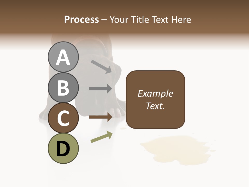 Isolated Potty Pet PowerPoint Template