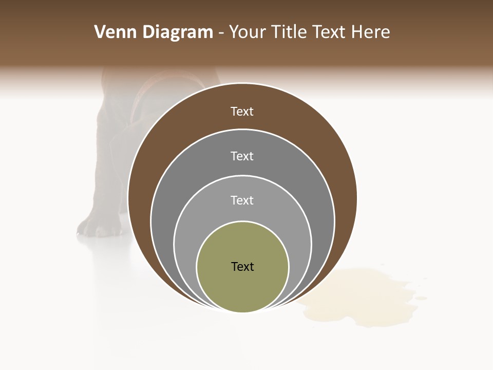 Isolated Potty Pet PowerPoint Template