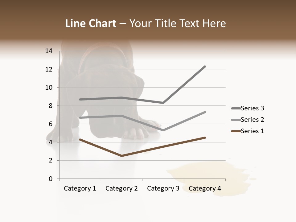 Isolated Potty Pet PowerPoint Template