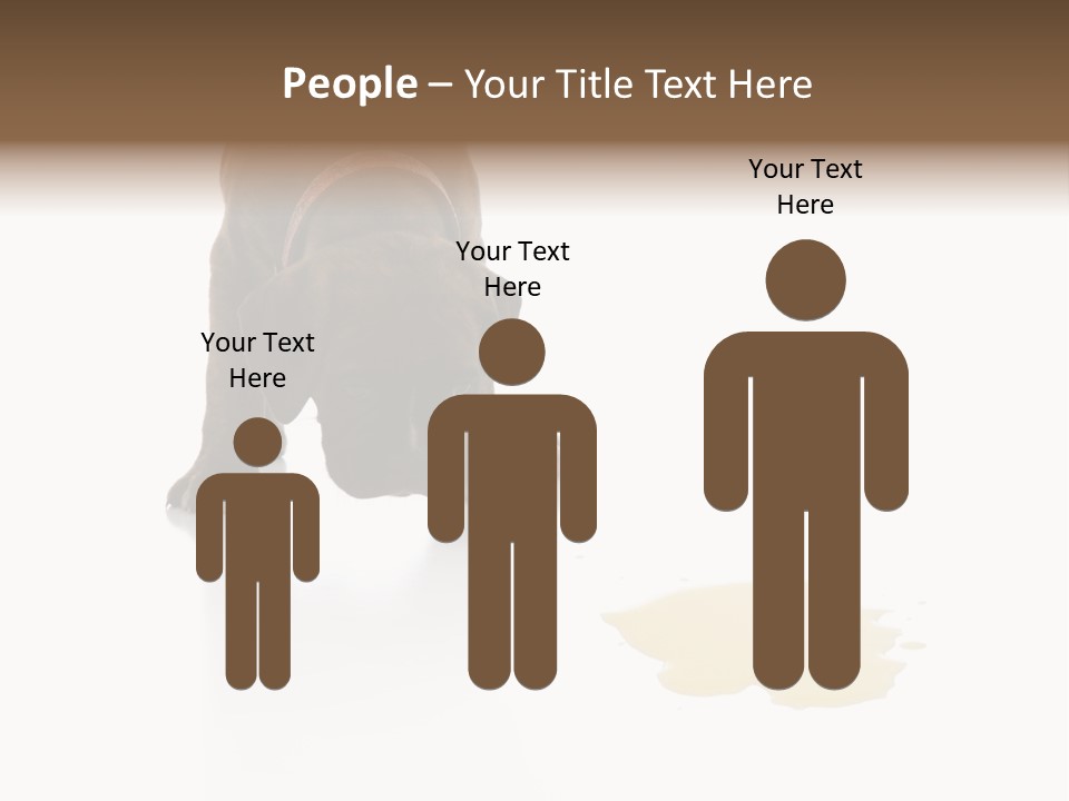 Isolated Potty Pet PowerPoint Template