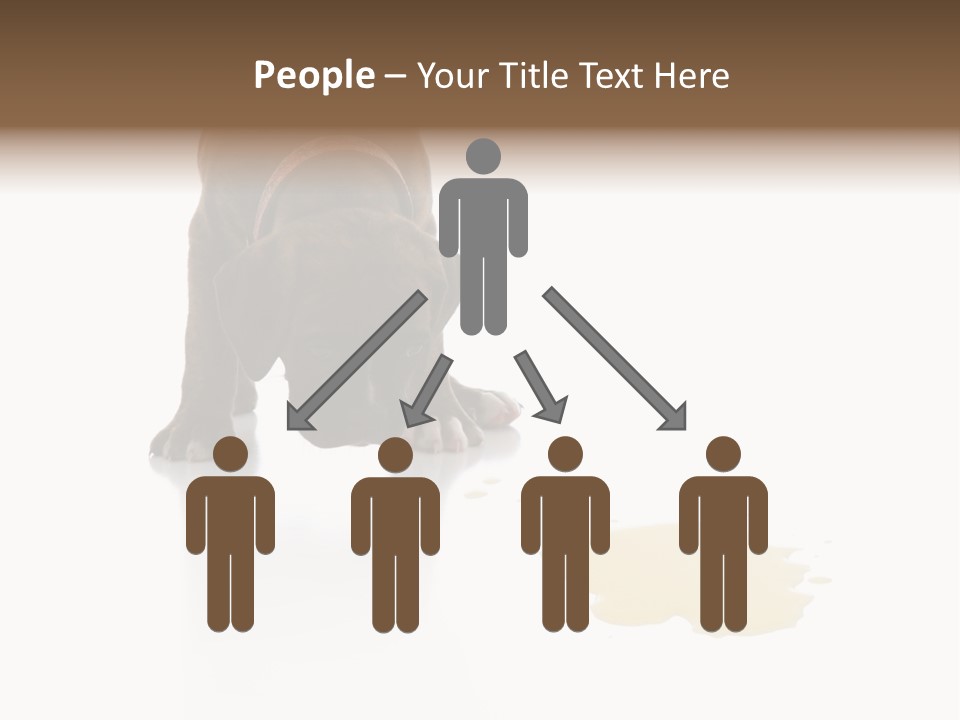 Isolated Potty Pet PowerPoint Template