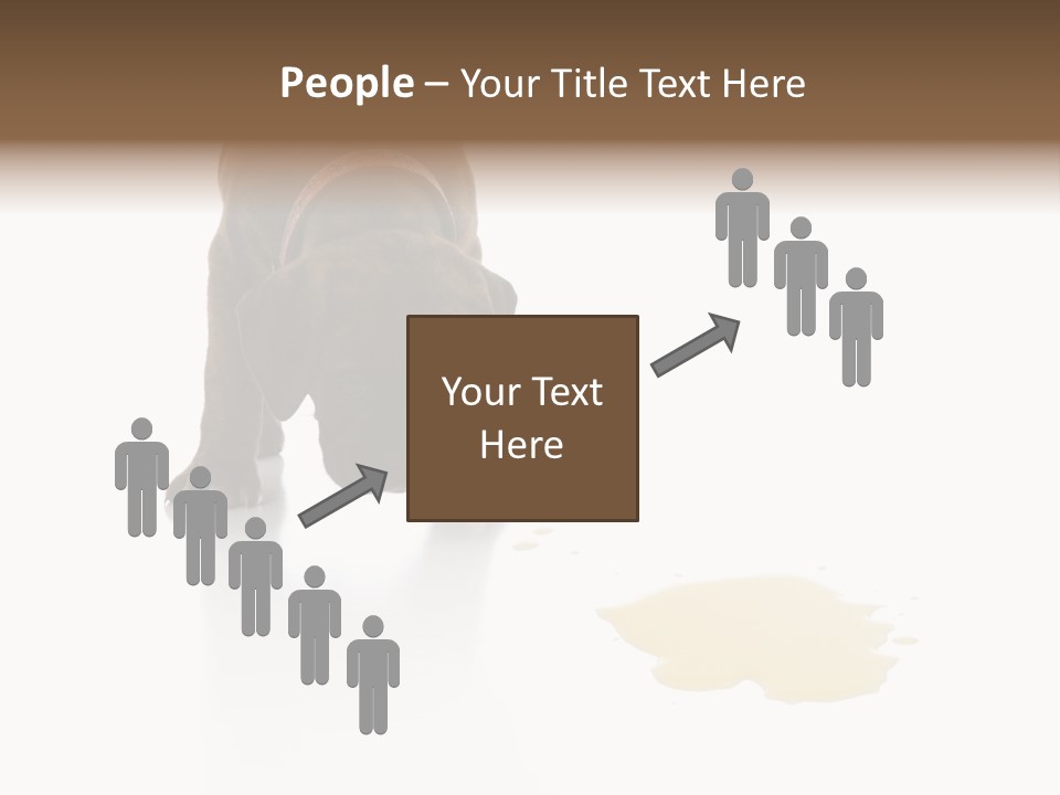 Isolated Potty Pet PowerPoint Template