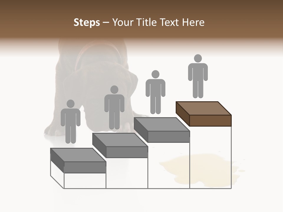 Isolated Potty Pet PowerPoint Template