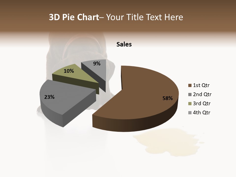 Isolated Potty Pet PowerPoint Template