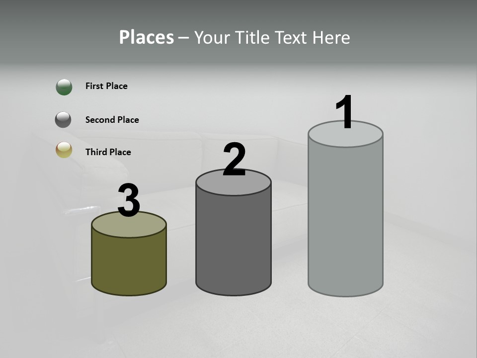 Grungy Chair Eerie PowerPoint Template