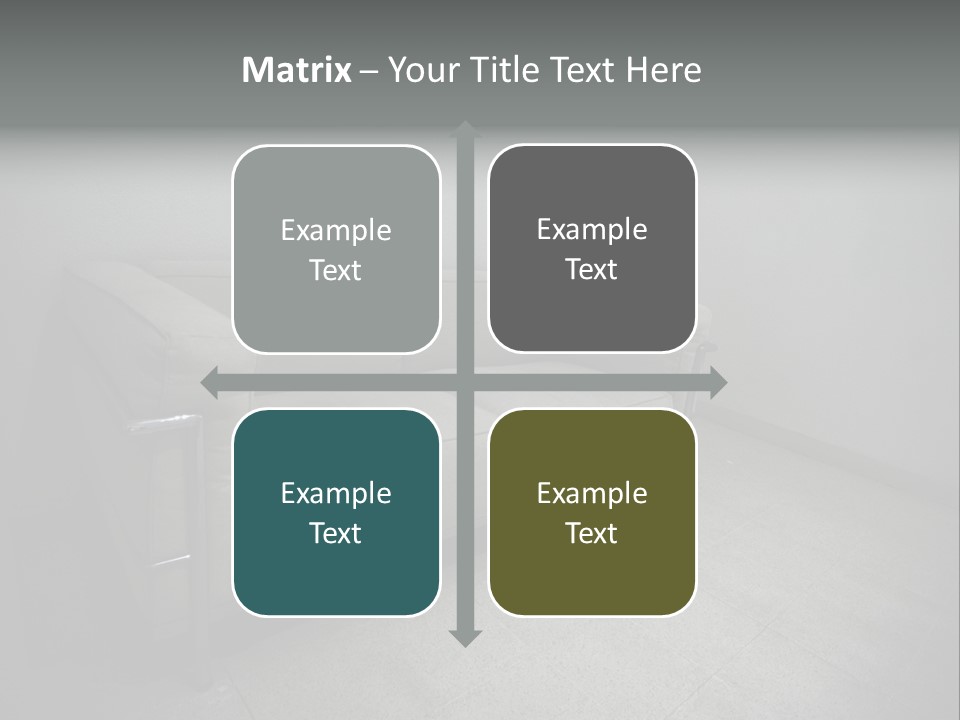 Grungy Chair Eerie PowerPoint Template