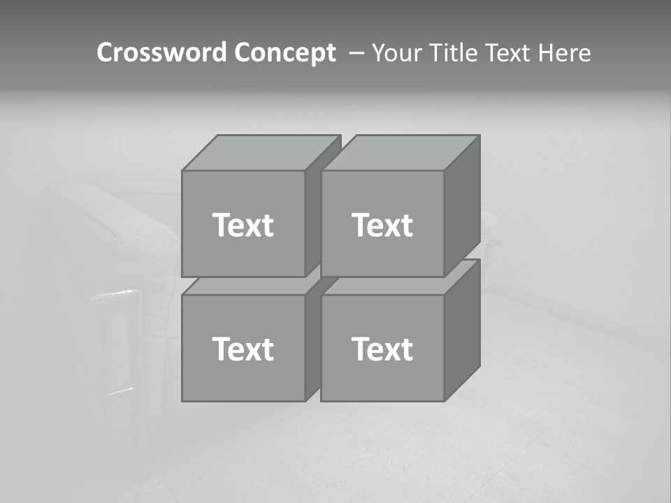 Grungy Chair Eerie PowerPoint Template