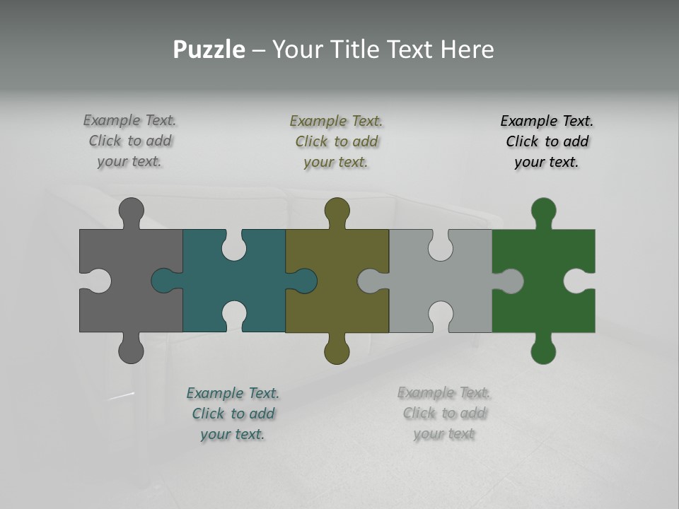 Grungy Chair Eerie PowerPoint Template