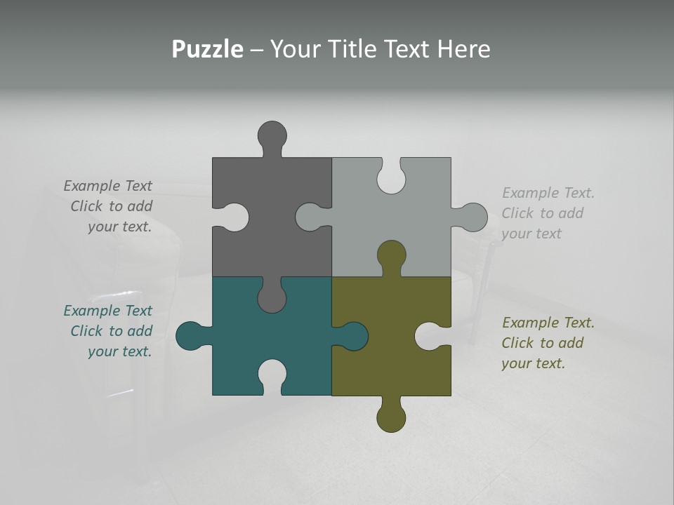 Grungy Chair Eerie PowerPoint Template