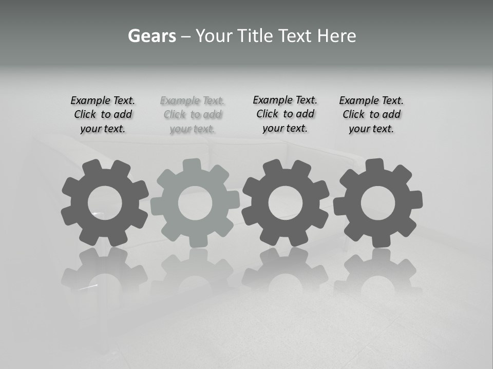 Grungy Chair Eerie PowerPoint Template