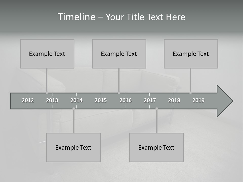 Grungy Chair Eerie PowerPoint Template