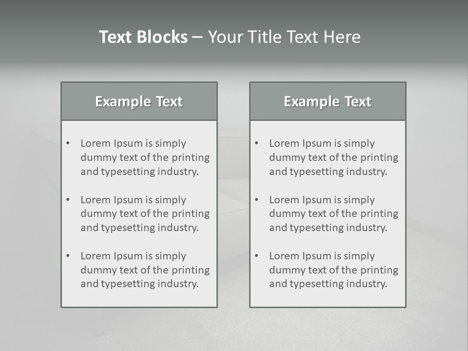 Grungy Chair Eerie PowerPoint Template