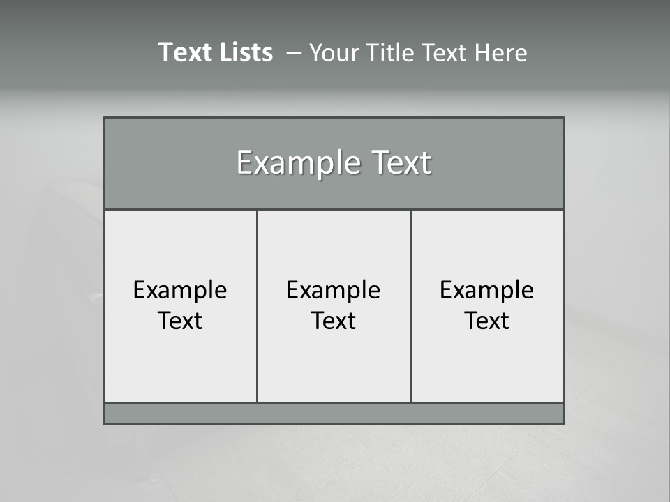Grungy Chair Eerie PowerPoint Template
