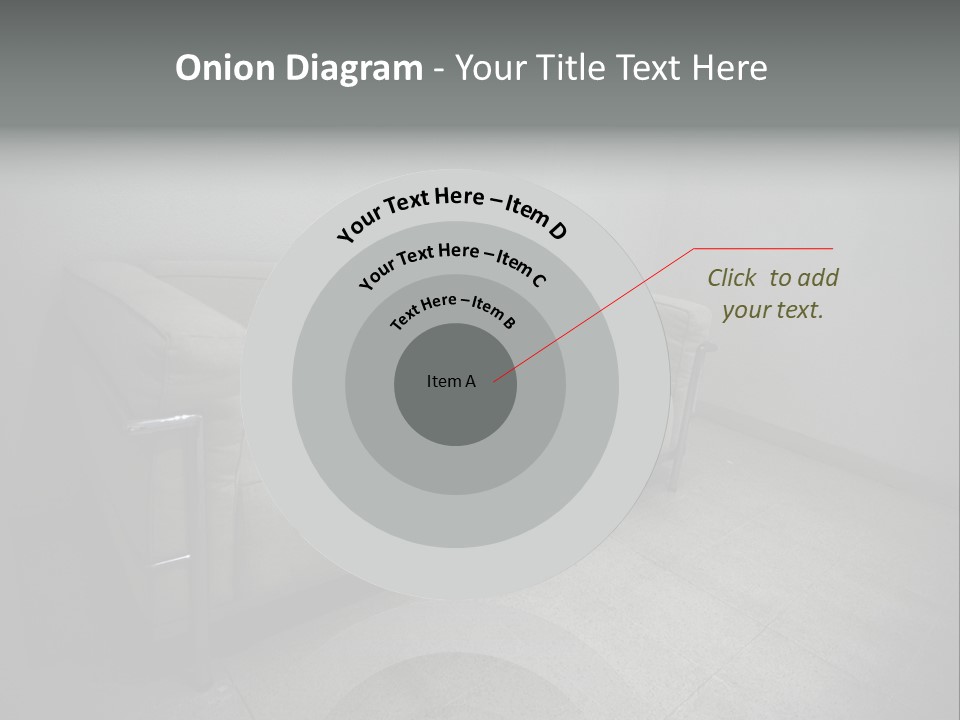 Grungy Chair Eerie PowerPoint Template
