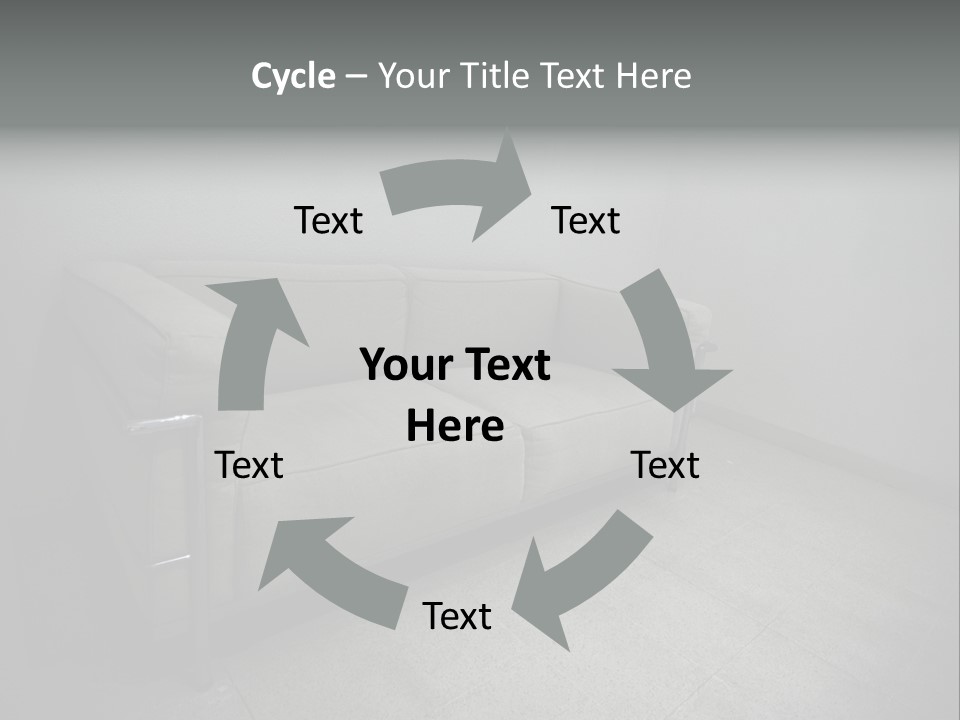 Grungy Chair Eerie PowerPoint Template