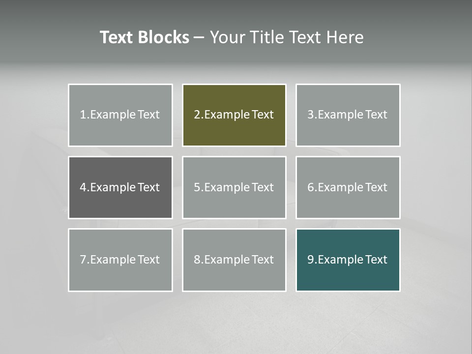 Grungy Chair Eerie PowerPoint Template