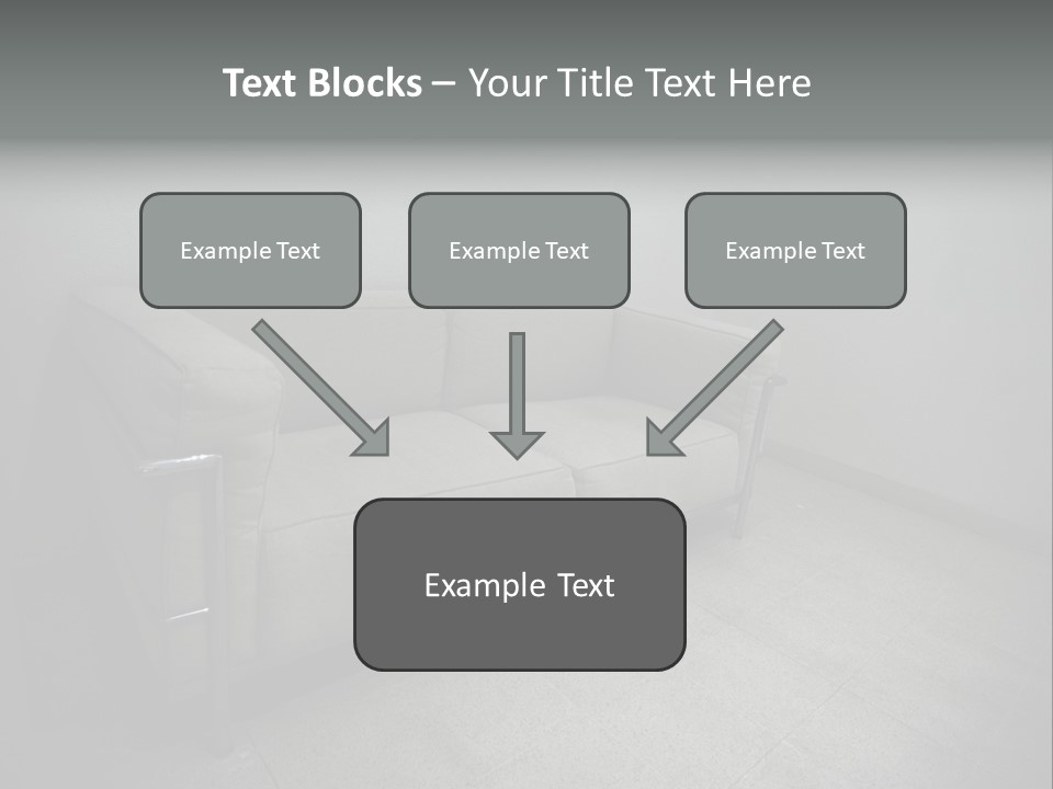 Grungy Chair Eerie PowerPoint Template