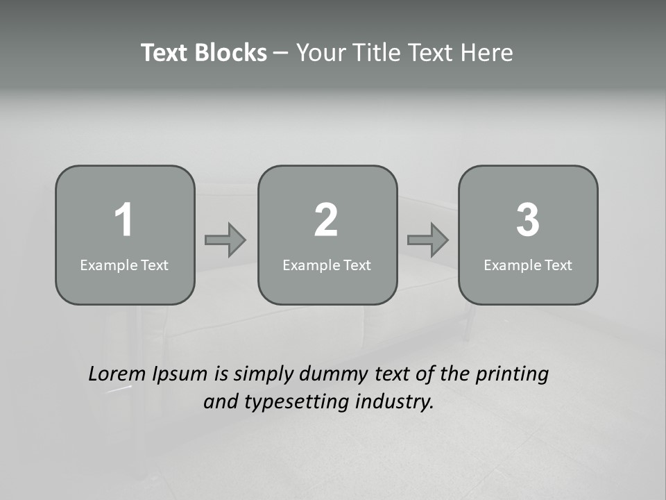 Grungy Chair Eerie PowerPoint Template