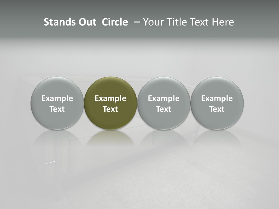 Grungy Chair Eerie PowerPoint Template