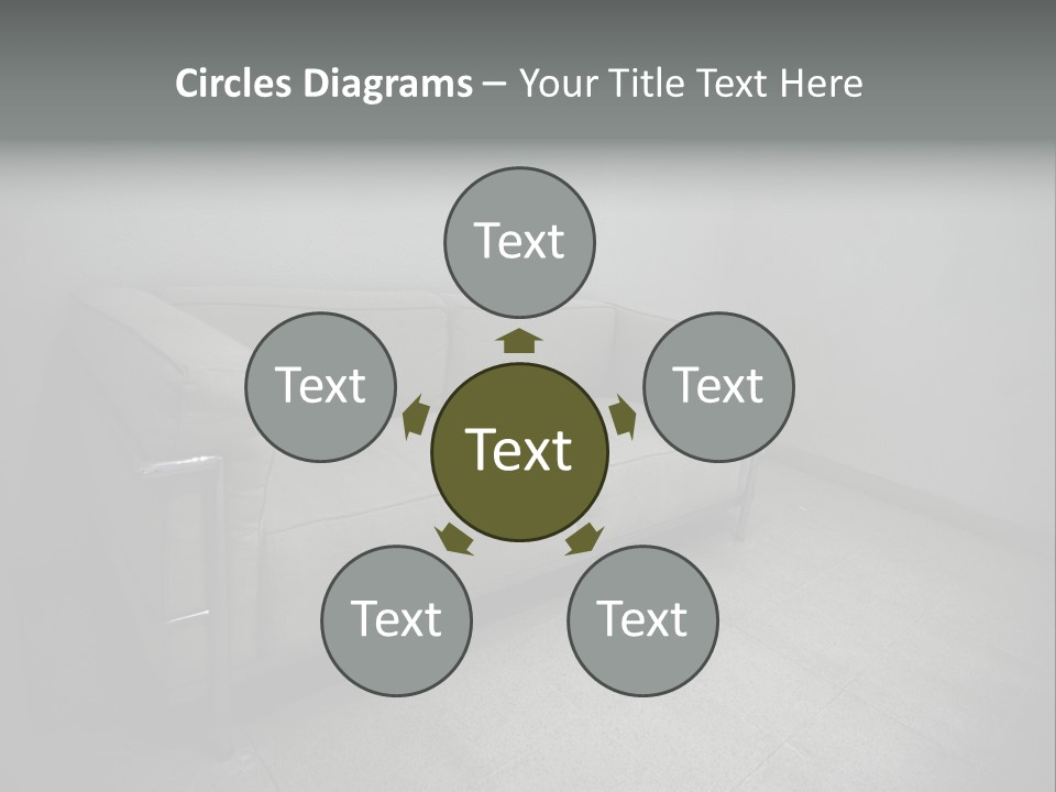 Grungy Chair Eerie PowerPoint Template